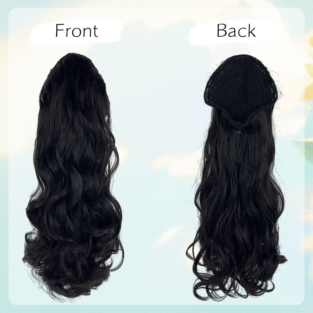 Product information - 18 inch wavy ponytail extension